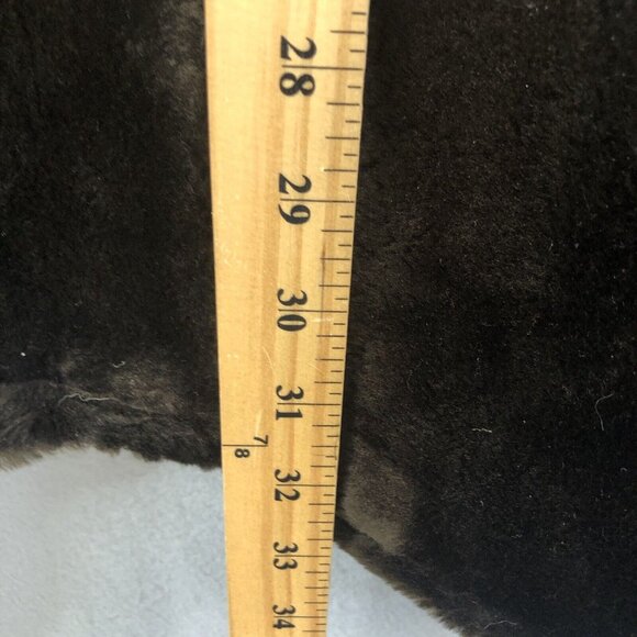 Vintage Carol Wier Vegan Fur Vest Womens Extra Large Brown Faux USA Mobwife - Picture 5 of 13